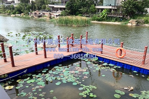 水上浮桥 景观浮桥 水上栈道 水上浮筒 广州中航水上设施建造有限公司