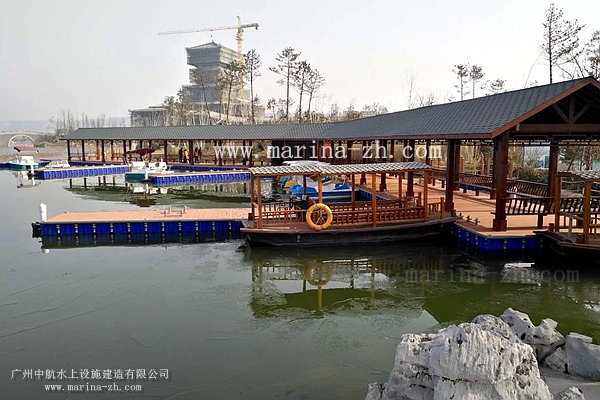 浮动码头 水上平台 游船码头房屋 广州中航水上设施建造有限公司