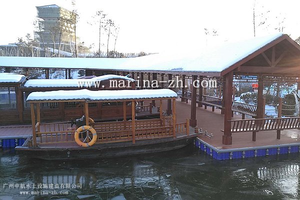 浮动码头 水上平台 游船码头房屋 广州中航水上设施建造有限公司