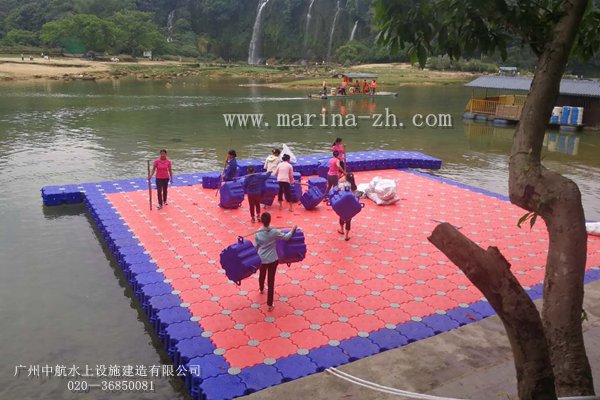 水上平台 水上浮筒 水上舞台 广州中航水上设施建造有限公司