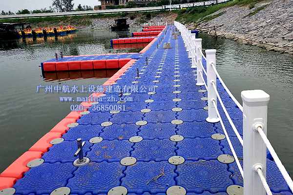 浮筒码头 游艇码头 浮动码头 钓鱼平台 广州中航水上设施建造有限公司