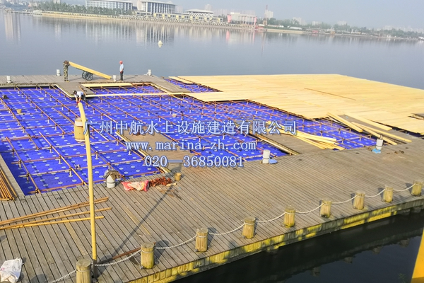 龙舟赛平台 水上浮筒 水上平台 赛事平台 广州中航水上设施建造有限公司 