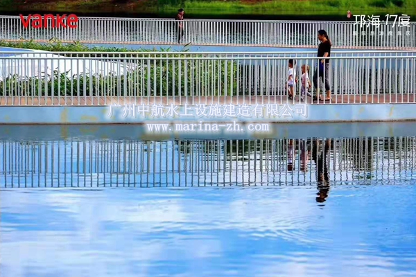 水上浮桥 邛海浮桥 浮筒桥 广州中航水上设施建造有限公司