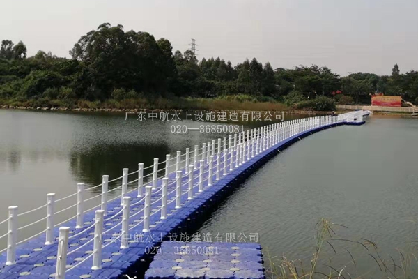 水上浮桥 景观浮桥 水上栈道 广东中水上设施建造有限公司