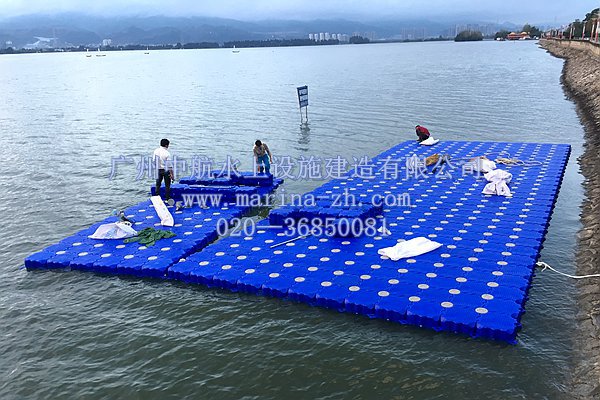 水上浮筒 水上浮动平台 水上工程 广州中航水上设施建造有限公司