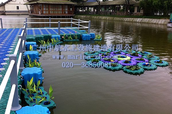 生态浮岛 生态浮床 广州中航水上设施建造有限公司