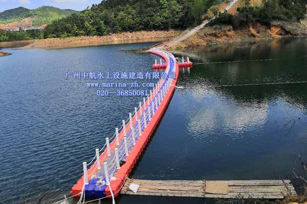 水上浮桥 景观浮桥 水上栈道 浮筒 广州中航水上设施建造有限公司