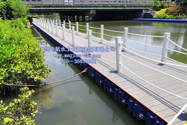 水上浮桥 水上平台 浮筒桥 广州中航水上设施建造有限公司